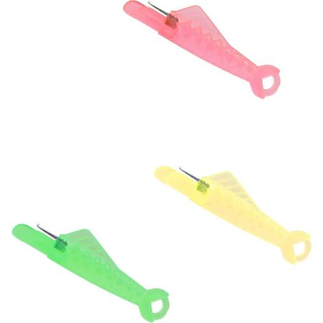 Lot de 3 enfile-aiguilles, aiguilles à coudre à la main en plastique, outil d'enfilage DIY, enfile-aiguilles pour couture à la main