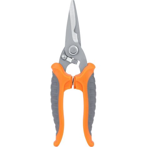 de jardin multifonctionnels sécateur outil de jardin orange (1/4)