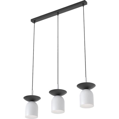Lampada a sospensione EGO in acciaio grigio