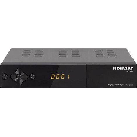 MegaSat HD 350 Ricevitore satellitare HD Adatto per cavo singolo, USB anteriore Numero di sintonizzatori: 1 (1/3)