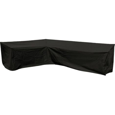 Housse De Meuble De Jardin - Forme En L - 210D Nylon Oxford Imperméable Et Résistant Aux UV - Pour Canapé D'Angle En Rotin - 1 Pièce
