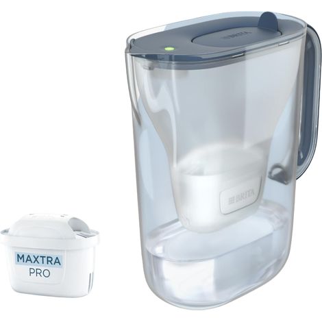 Brita Style Essential Filtro de agua para jarra 2,4 L Color piedra, Transparente (1/5)