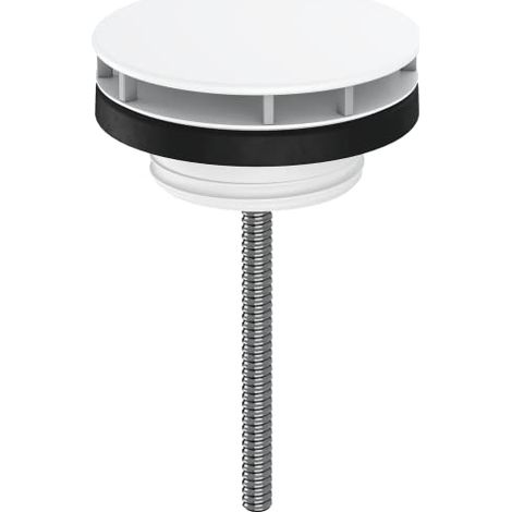 Hansgrohe - Piletta di scarico non chiudibile, bianco opaco 50001700 (1/4)