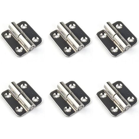 (Gauche)6 charnières amovibles 1,5' petits joints coulissants charnières de porte amovibles en acier inoxydable 304 gaucher (1/5)