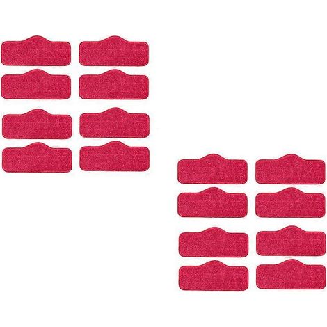 Lingettes de nettoyage pour balai vapeur, chiffon en microfibre, accessoires pour tête de balai, balai de rechange pour Schenley (16 pièces) ( ) (1/5)