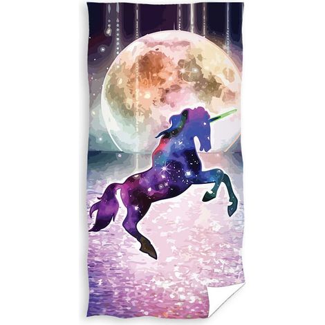 Strandbadetuch 70x140 UNICORN Einhorn