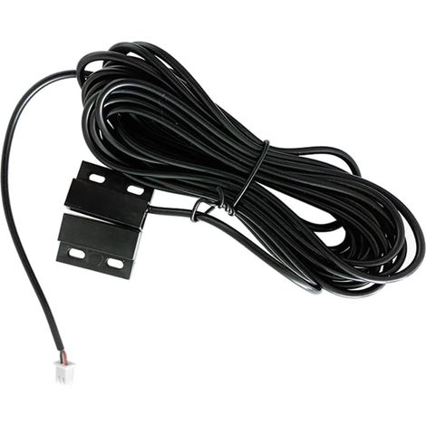 Für verkabelten NdFeB-Magnettürsensor für Garagen-Rollladen-Eisentor-Öffnungsdetektor mit normalerweise geschlossenem Ausgang, schwarz, 29 x 19 x 7 mm