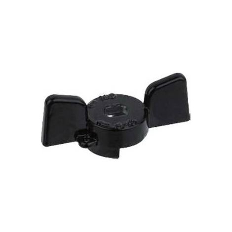 FARFALLA IN ALLUMINIO NERA PER VALVOLE E RUBINETTI BUGATTI Misura: 3/4" -F-BRICO