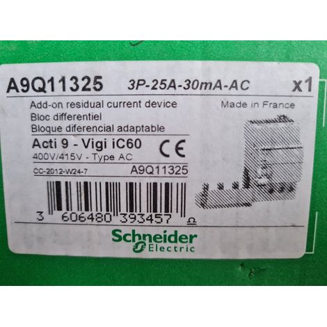 iC60H 3P C 20A 30mA-AC SCHNEIDER A9F54320 , Disj DIFFERENTIEL