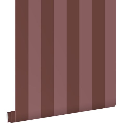 papier peint rayé violet foncé et mauve violet - ESTAhome