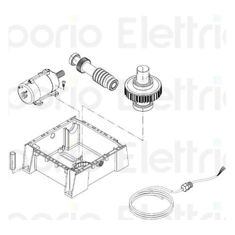 beninca pièce détachée câble d'alimentation du.350/n/v/vn 9686371 (1/3)