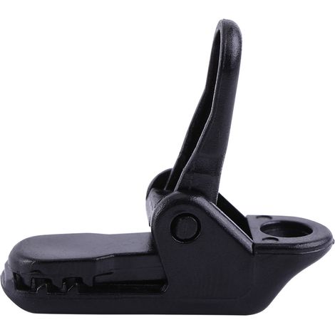 20 Stück/Beutel Zeltgurte, schwarze Klemmen, Campingclips, Befestigungszubehör für Outdoor-Planen