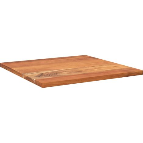 Dessus de table  Dessus de bureau  Plateau de table 40x40x3,8 cm carré bois massif d'acacia