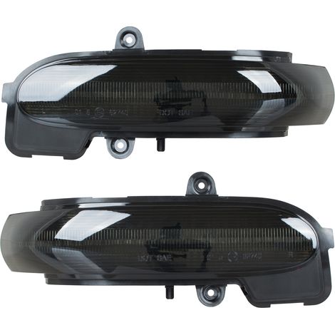 Mercedes CL203 S203 W203 Clase C 01-07 Espejo retrovisor izquierdo + derecho LED DIN脕MICO AHUMADO 2 uds. JUEGO (1/5)