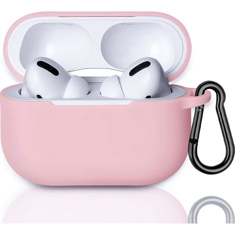 Cover custodia silicone rosa cuffie bluetooth 7cm auricolari flessibile gancio (1/3)