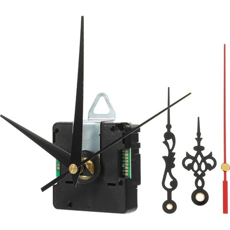 Mécanisme Horloge Murale Radio Pilotée Silencieux Mouvement Quartz À Monter Soi-Même pour Réparation Et Remplacement Réglage Automatique De L’Heure 5.60 X 5.60 X 1.60 Cm (1/5)