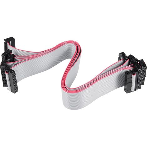 5pcs Connecteur IDC,24 Broches,Câble Plat,2.54mm,Femelle,30cm,Équipement Bureau (1/5)