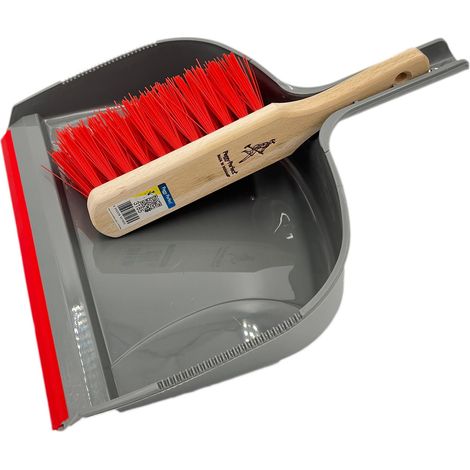 Kit di pulizia peggy perfect 3185 scopa legno pala plastica