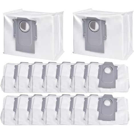 Sacs pour aspirateurs Roborock S8, S8+, S8 Pro Ultra, S7 MaxV Ultra, S7 Pro Ultra, Q7+ et Q7 Max+ (lot de 14) (1/5)
