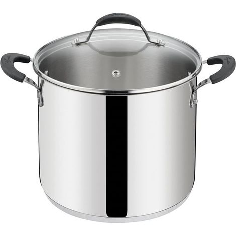 marmite 20 cm + couvercle - tempra inox - lagostina