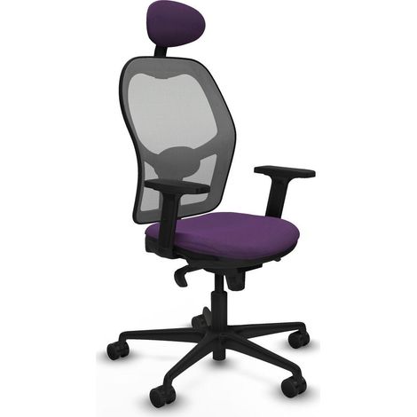 Piqueras-y-crespo Jorquera chaise bureau violet velours (1/3)