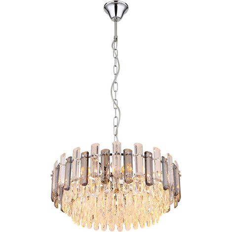 Globo - suspension - ORGINA - chrome - verre - Ø 59cm - E14 - (1/5)