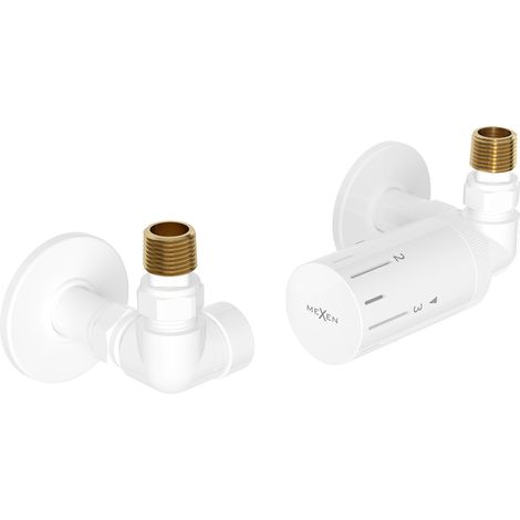 Mexen G05 set di termostato assiale con copertura R, bianco - W903-958-904-20 (1/3)
