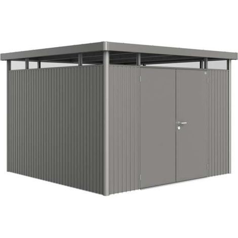 Casetta Porta Attrezzi Highline H6 Grigia con 2 porte battenti