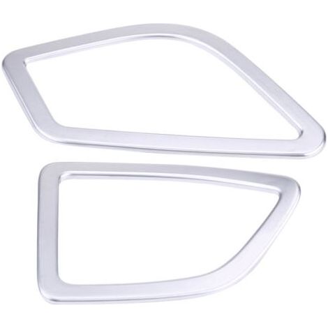 Couvercle T - Sortie De Ventilation Climatisation Voiture - Compatible Série 3 F30 F34 - Série 4 F32 - ABS Argent - 1 Paire (1/5)