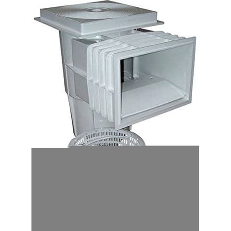 Fluidra 00250 - Skimmer 15 l pisc. horm. con Boca Standard Tapa Cuadrada (1/6)