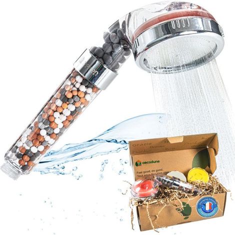 Pommeau de douche filtrant anticalcaire (1/5)