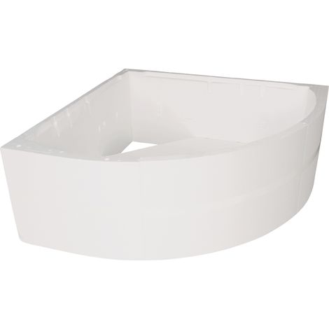 Calmwaters® Wannenträger 150 x 150 cm Curved Wellness, Passend für Eck-Badewanne 150x150 cm, Styroporträger, Schall- und wärmedämmend, Direkt verfliesbar, Badewannenträger in Weiß, 03AX3018 (1/5)