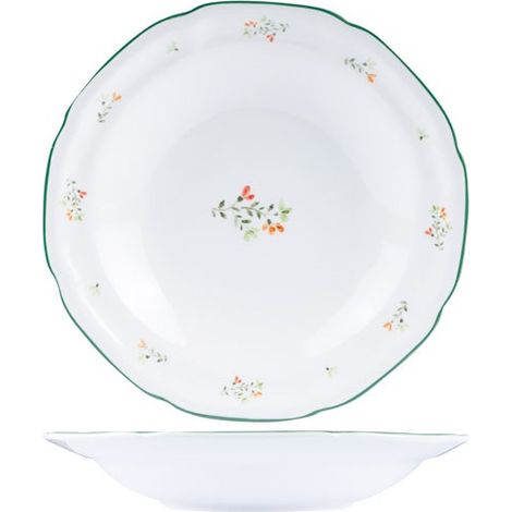 Bouquet Assiette Creuse D22,2cm - Cosy Et Trendy Billiet