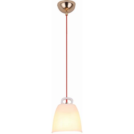 Lampada a sospensione Candellux Sewilla bianca E27 123cm