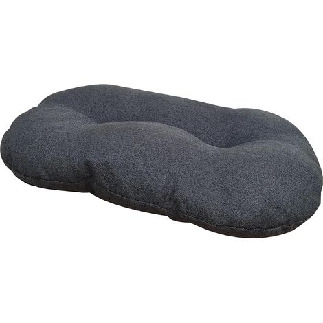 1 - Coussin Pour Chien - Tissu Imperméable - Forme Ovale - Confort Doux Et Lavable Facile Pour Chiots Et Animaux Âgés Gris 69x45cm (1/5)