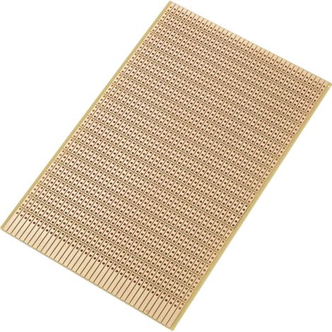 TRU COMPONENTS SU527413 Europlatine Hartpapier (L x B) 16 mm x 10 mm 35 µm Rastermaß 2.54 mm Inhalt (1/2)