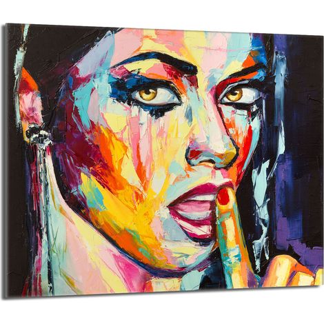 Placa protectora de vidrio para estufa 60x52 Mujer (1/5)