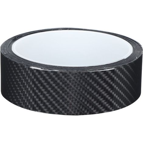 Film de protection en Fiber de carbone noir, autocollant anti-rayures pour bord de porte de voiture (3cm x 3 mètres) (1/5)