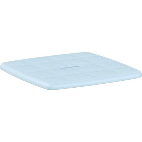 Assise souple pour tabouret compact ou marchepied Capri - Bleu