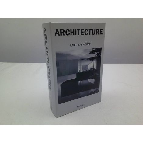 Scatola-libro decorativa rettangolare josh 18x27 cm architettura - Atmosphera créateur d'intérieur