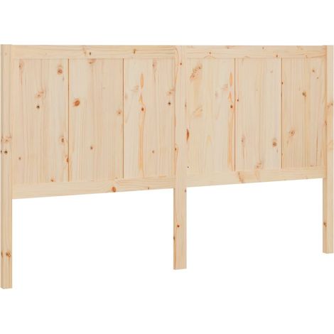 Testiera per dormire accessorio per camera da letto 125,5 x 4 x 100 cm in legno di pino massiccio TDL0206762