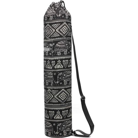 Tophances Yoga Mat Storage Bag with Reflective Storage Pockets and Full Zipper, Multicolor 06, 29.5  6.3 inches (1/5)