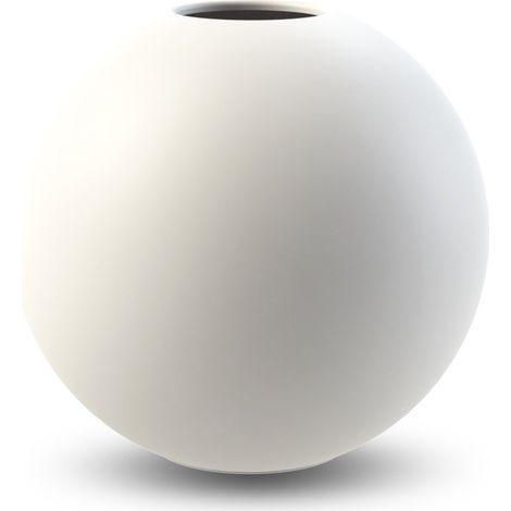 Vase, Céramique, Blanc, Ø 10CM (1/4)