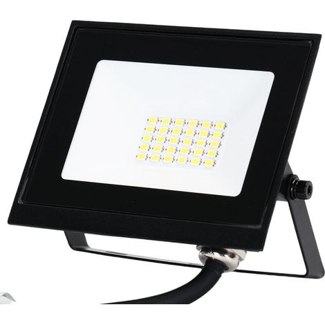 Faro proiettore Led Slim 20W Nero da esterno IP65 Bianco freddo 6500K Aigostar (1/5)