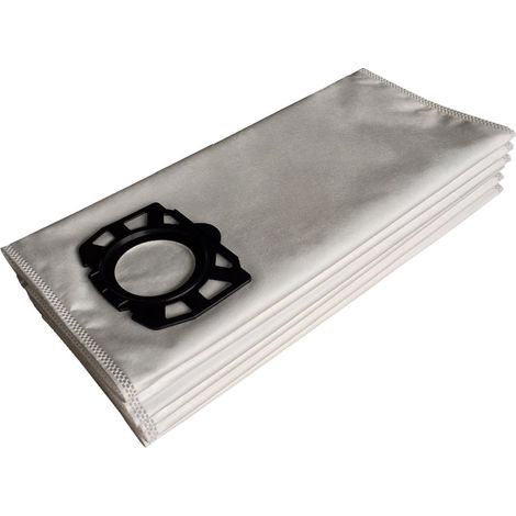Paquete de 10 bolsas de filtro de repuesto Kärcher Polar para aspiradoras en seco y húmedo WD4, WD5, WD5/P MV4, MV5, MV6 (1/3)