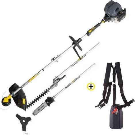 Steiner – Débroussailleuse thermique 42,7 CC 4 en 1 – Moteur 2T – Lame 3 dents Ø255 mm – Tête de coupe Tap & Go Ø440 mm – Harnais double épaule (1/5)