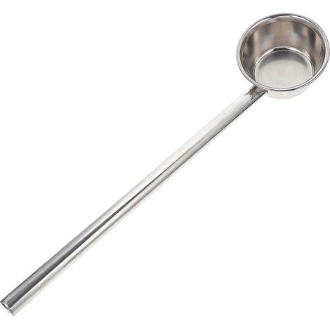 Louche à long manche en acier inoxydable pour soupe, louche à eau, mise en conserve 55 x 6,2 cm, ustensile de cuisine durable : (1/4)