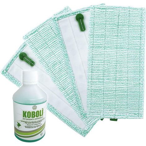 Set 4 panni pulilava fughe folletto sp600 sp600s sp7s detergente universale compatibile (1/3)