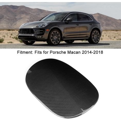 Modification automobile : Bouchon de réservoir d'essence en fibre de carbone (fibre de carbone sèche) pour Porsche Macan 2014-2018 (1/5)
