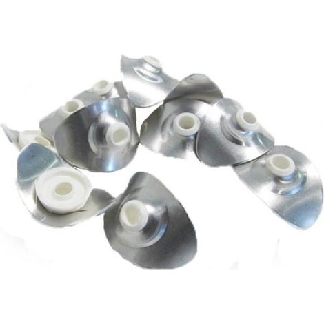 Arandelas de estanqueidad ovaladas para placas onduladas (100 uds) - Aluminio